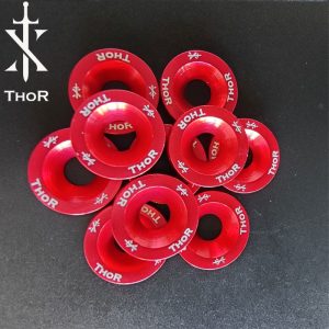 Thor Ροδέλες Αλουμινίου – 10pcs Κόκκινο